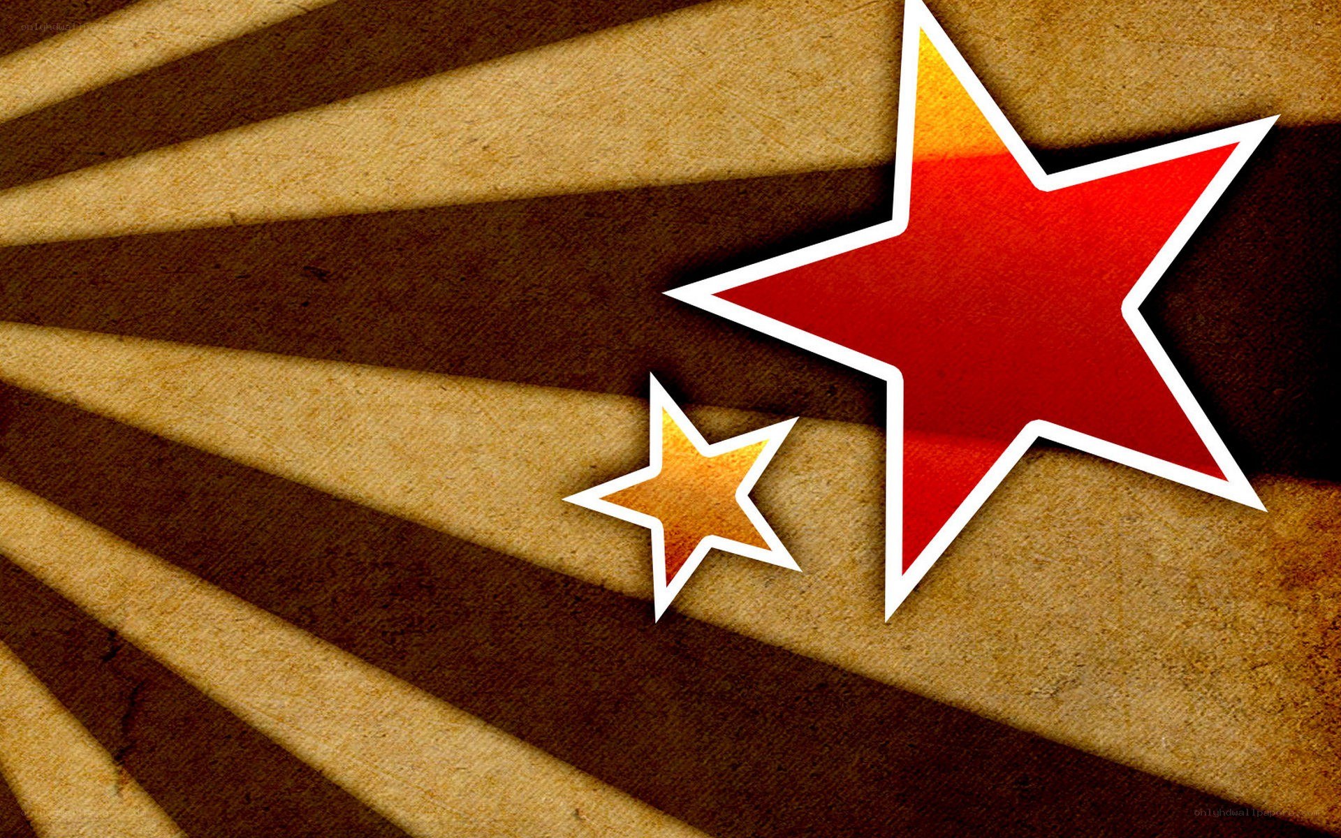 Stars on textured background