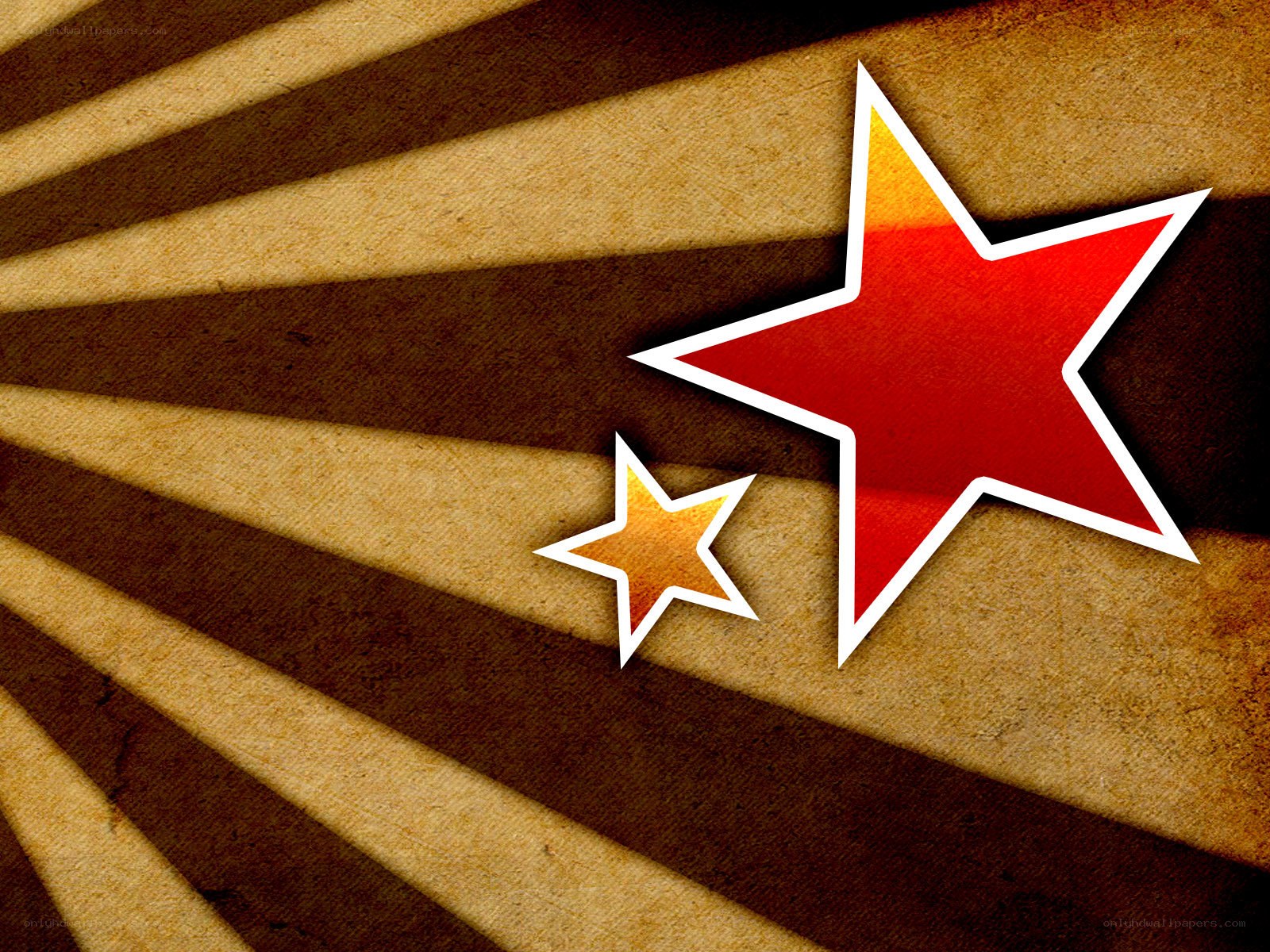 Stars on textured background