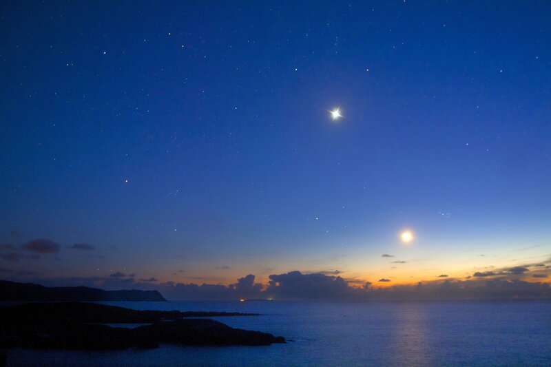 Stars over Ocean