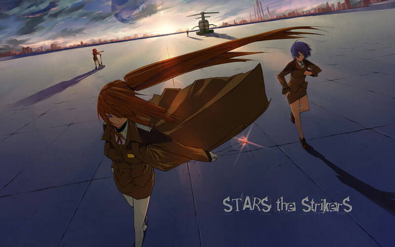 Stars the Strikers anime scene