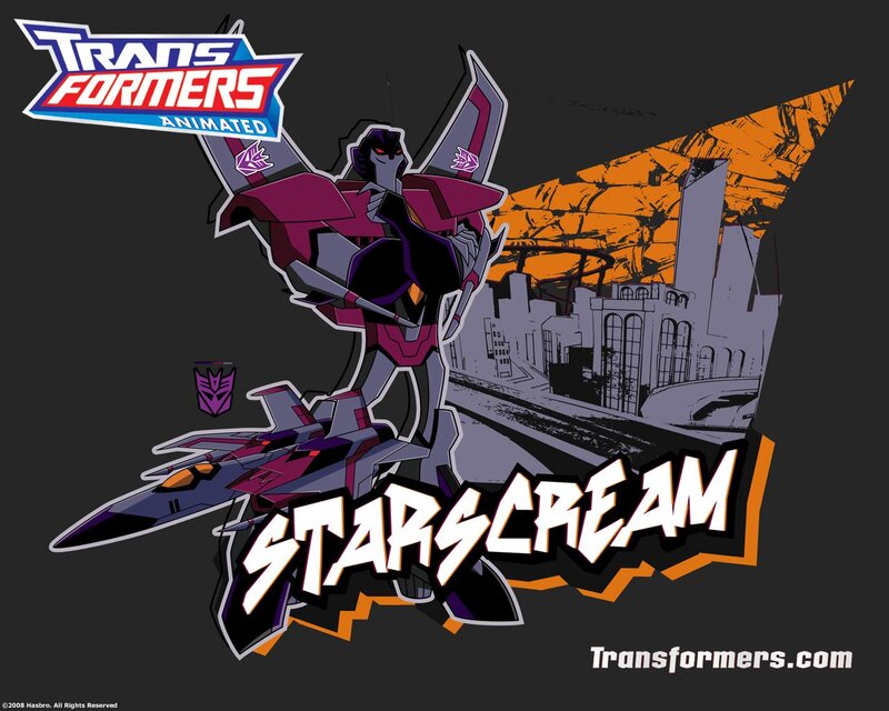 Starscream from Transformers Animated