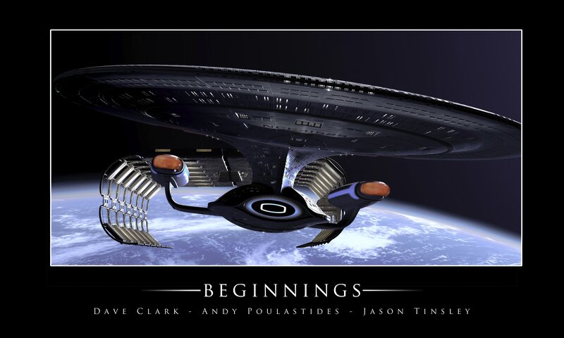 Starship above a planet