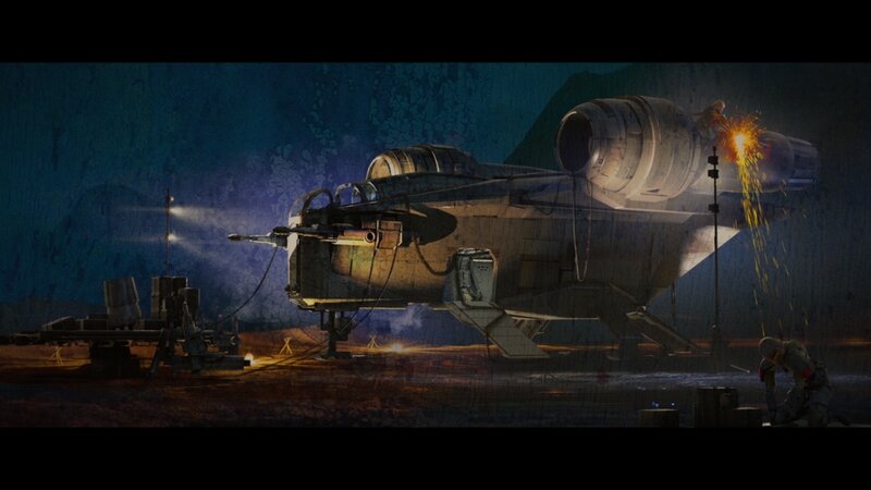 Starship Being Repaired