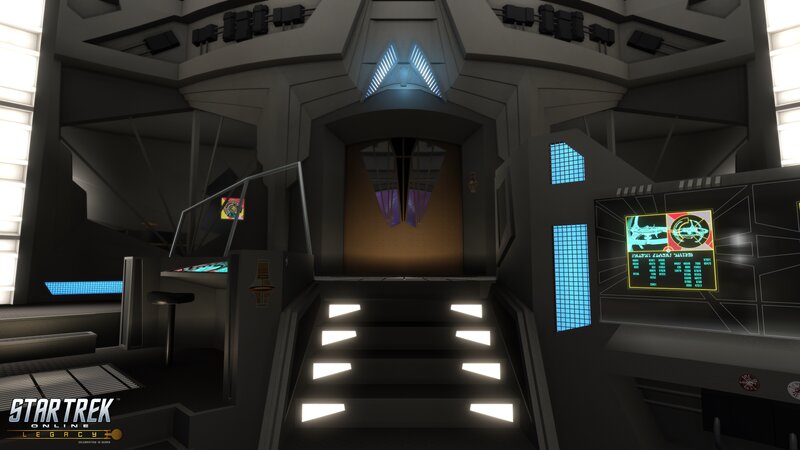 Starship Bridge Interior — Gray, Futuristic