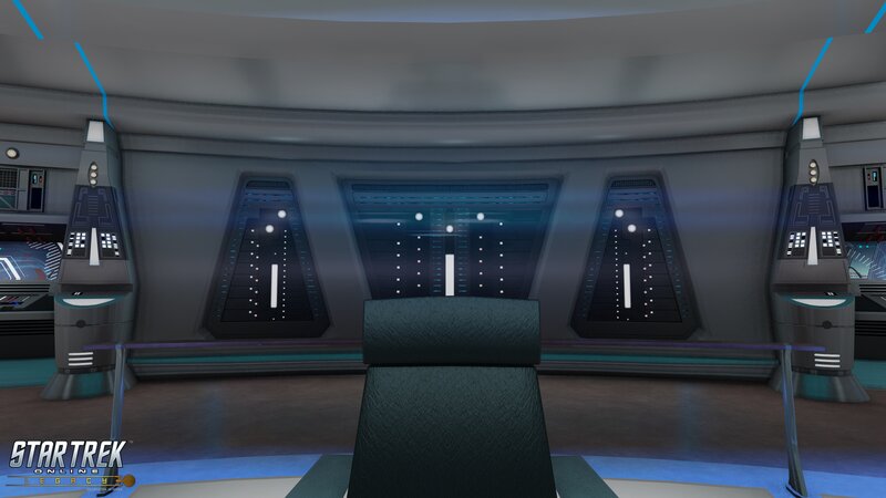 Starship Bridge Interior — Gray, Technological, 3d Render