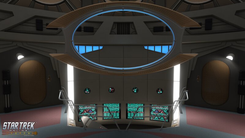 Starship Bridge Interior — Gray
