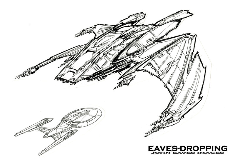 Starship concept sketches
