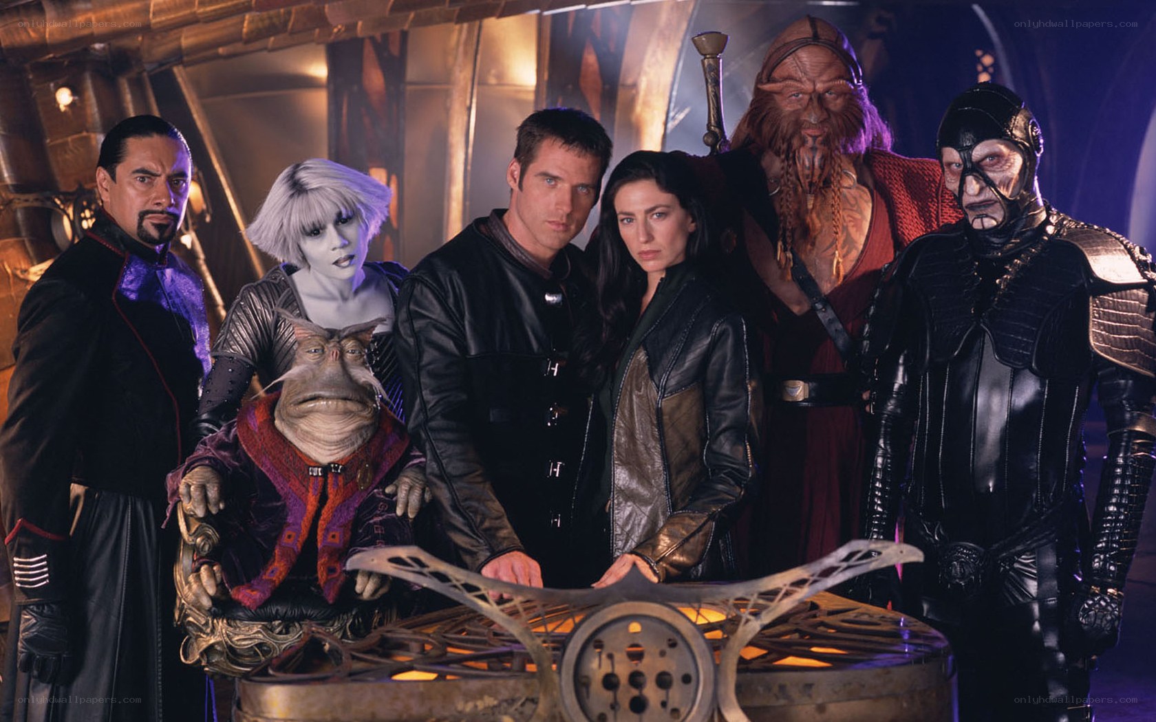 Starship crew group portrait