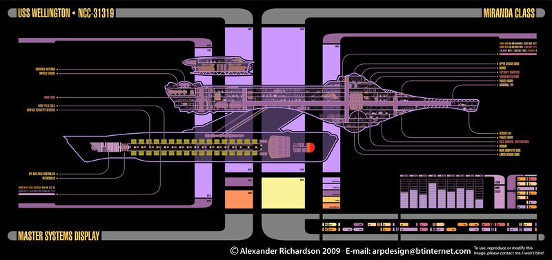 Starship Cross-section Diagram