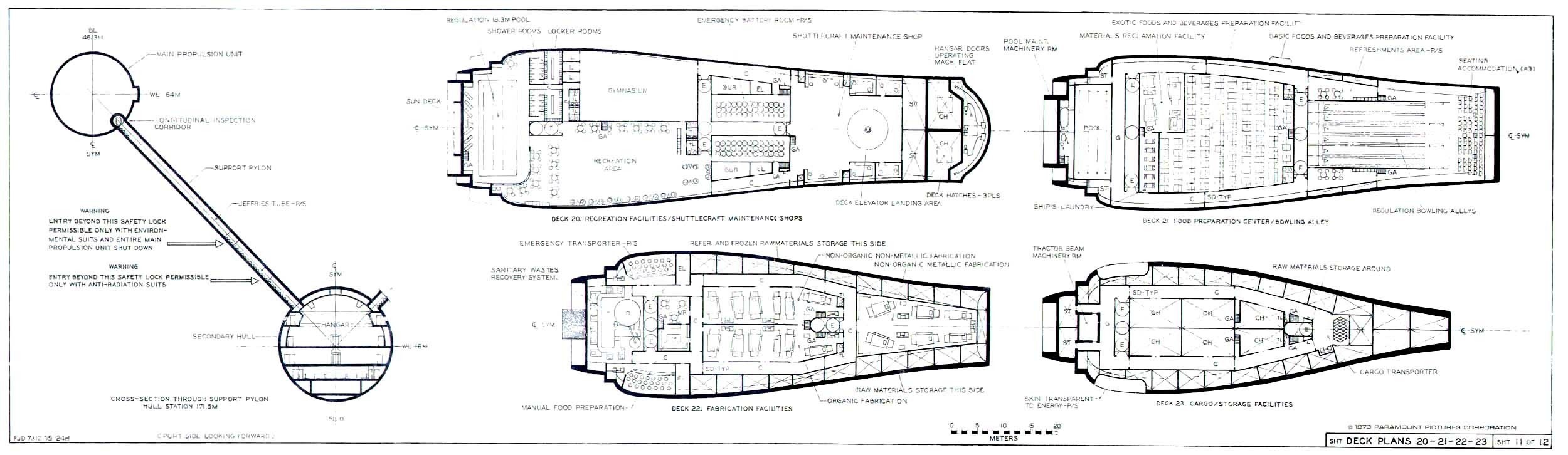 Starship deck plans