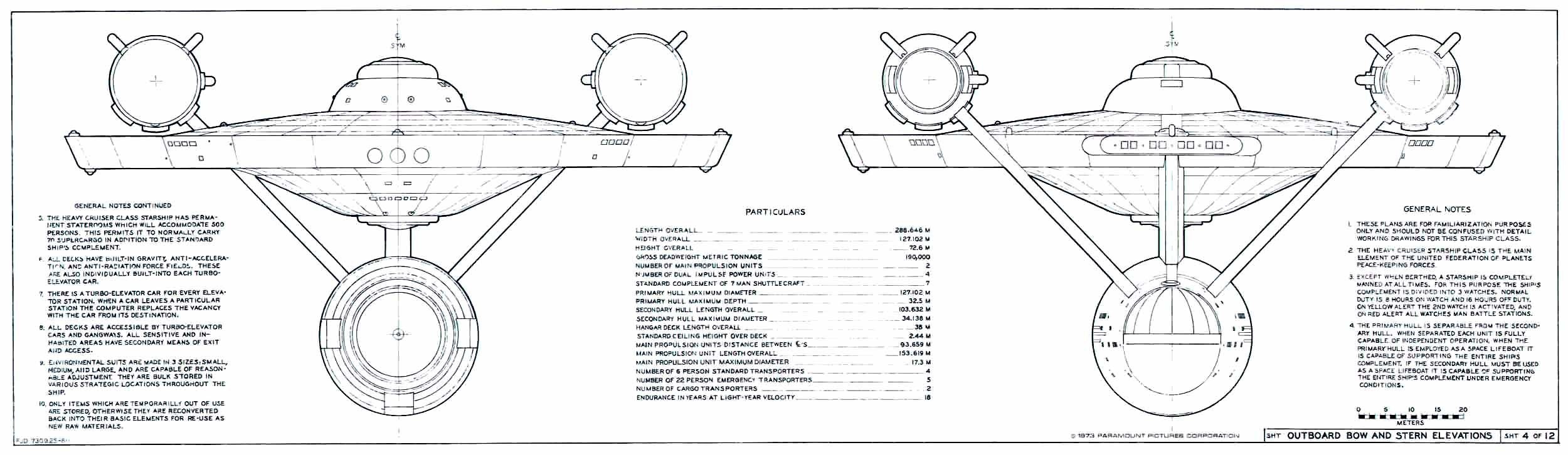 Starship design blueprint