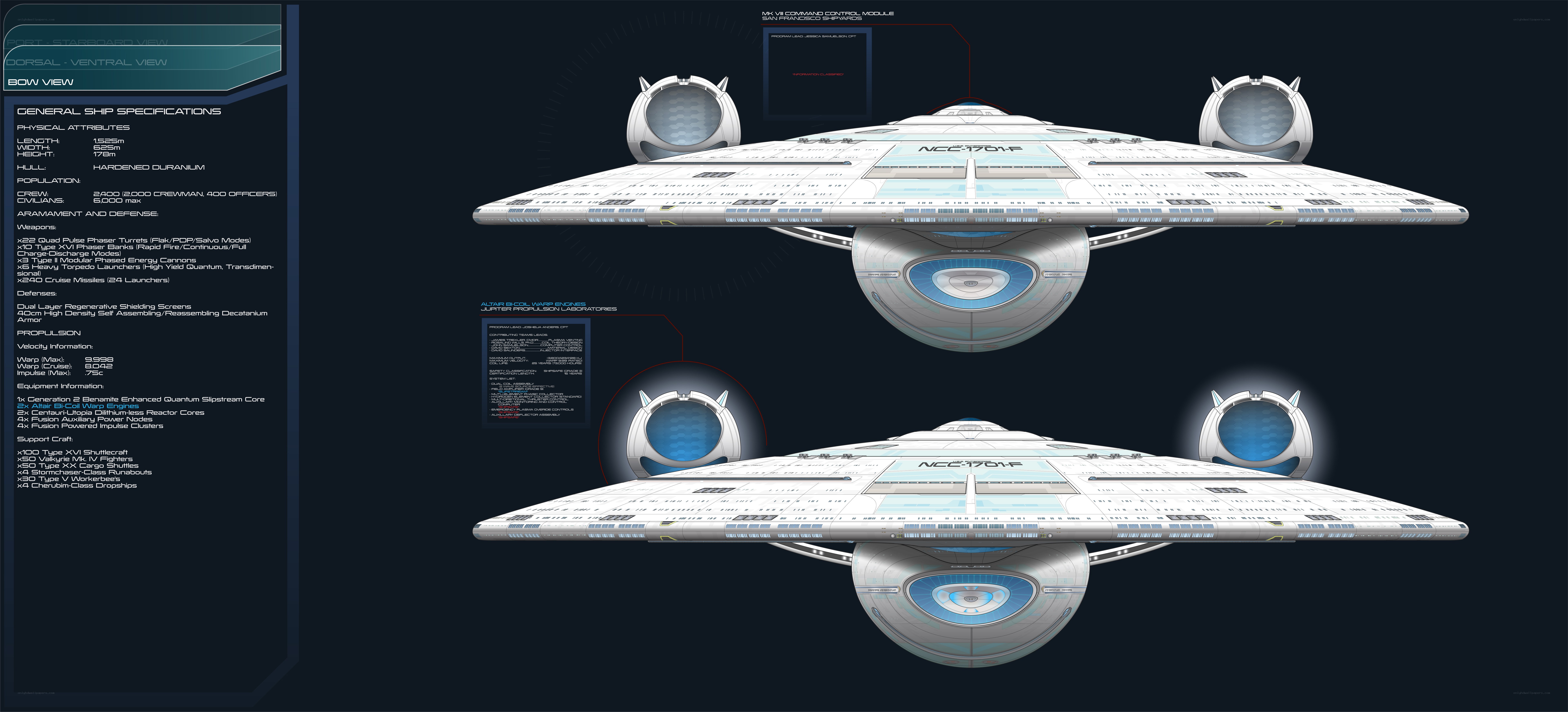 Starship design specifications