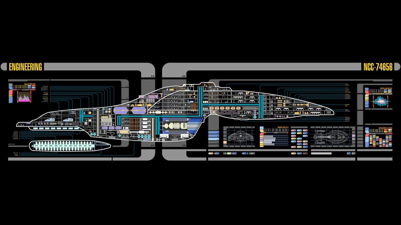 Starship Engineering Diagram