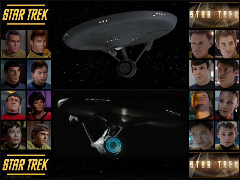 Starship Enterprise — Black, Dramatic, Night, Digital Art, Spaceship