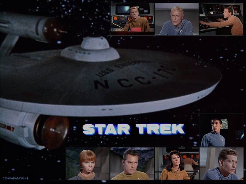 Starship Enterprise — Black, Dramatic, Night, Photograph, Crew Members, Spacecraft