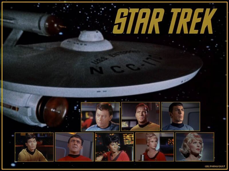 Starship Enterprise — Black, Dramatic, Night, Photograph, Crew Members