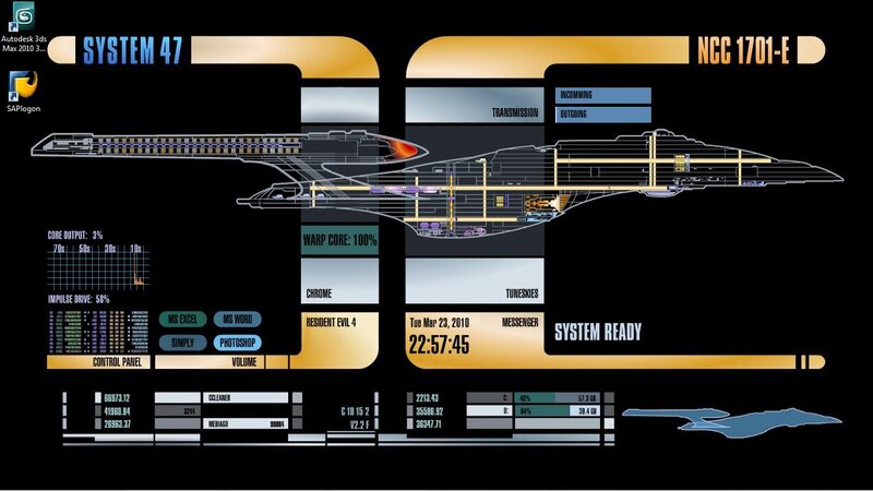 Starship Enterprise — Black, Technological