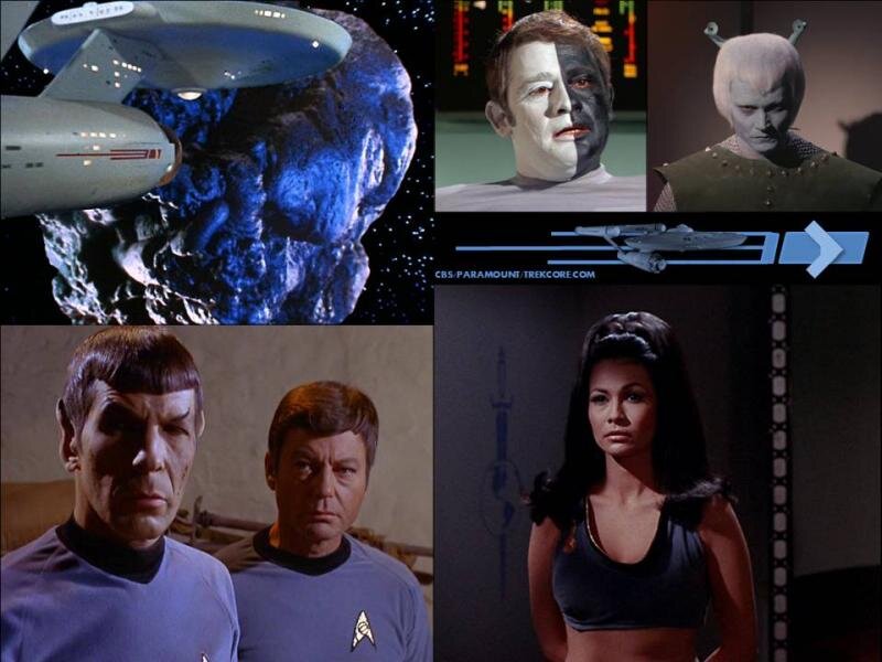 Starship Enterprise — Blue, Dramatic, Night