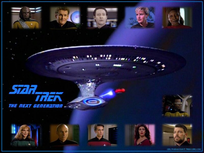 Starship Enterprise — Blue, Dramatic