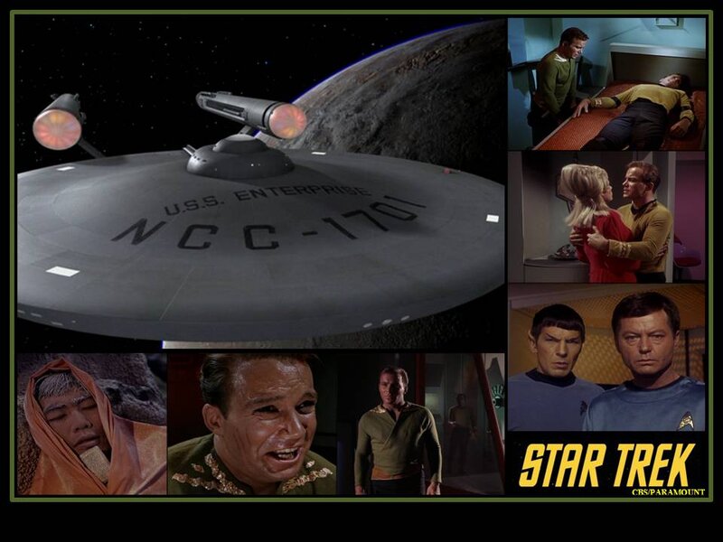 Starship Enterprise — Gray, Dramatic, Night