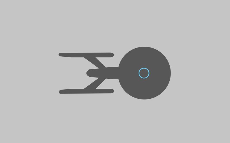 Starship Enterprise — Gray, Neutral