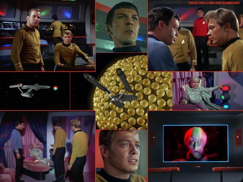 Starship Enterprise in Space — Yellow