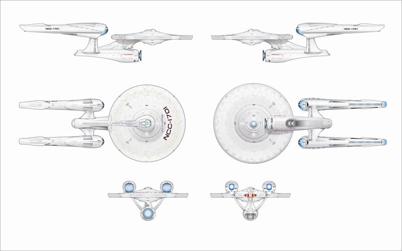 Starship Enterprise schematics