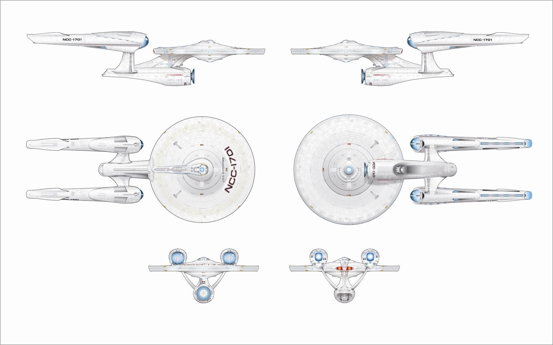 Starship Enterprise schematics