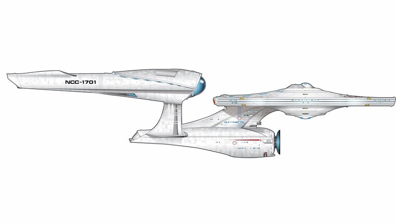 Starship Enterprise — White, Neutral