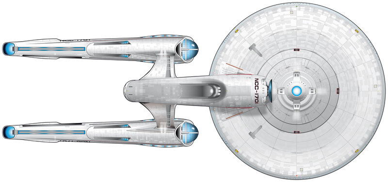 Starship Enterprise — White, Technical