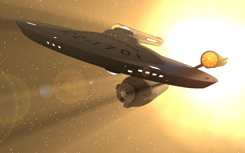 Starship Enterprise — Yellow