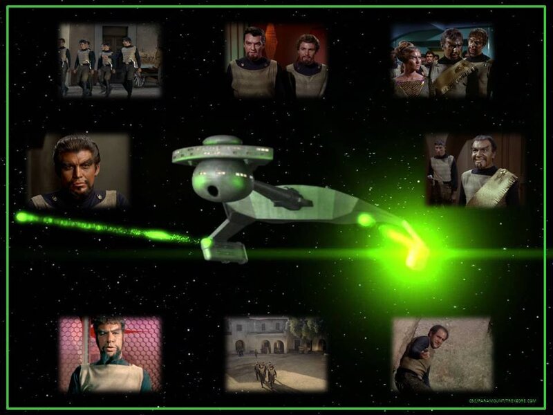 Starship Firing Green Beam — Dramatic
