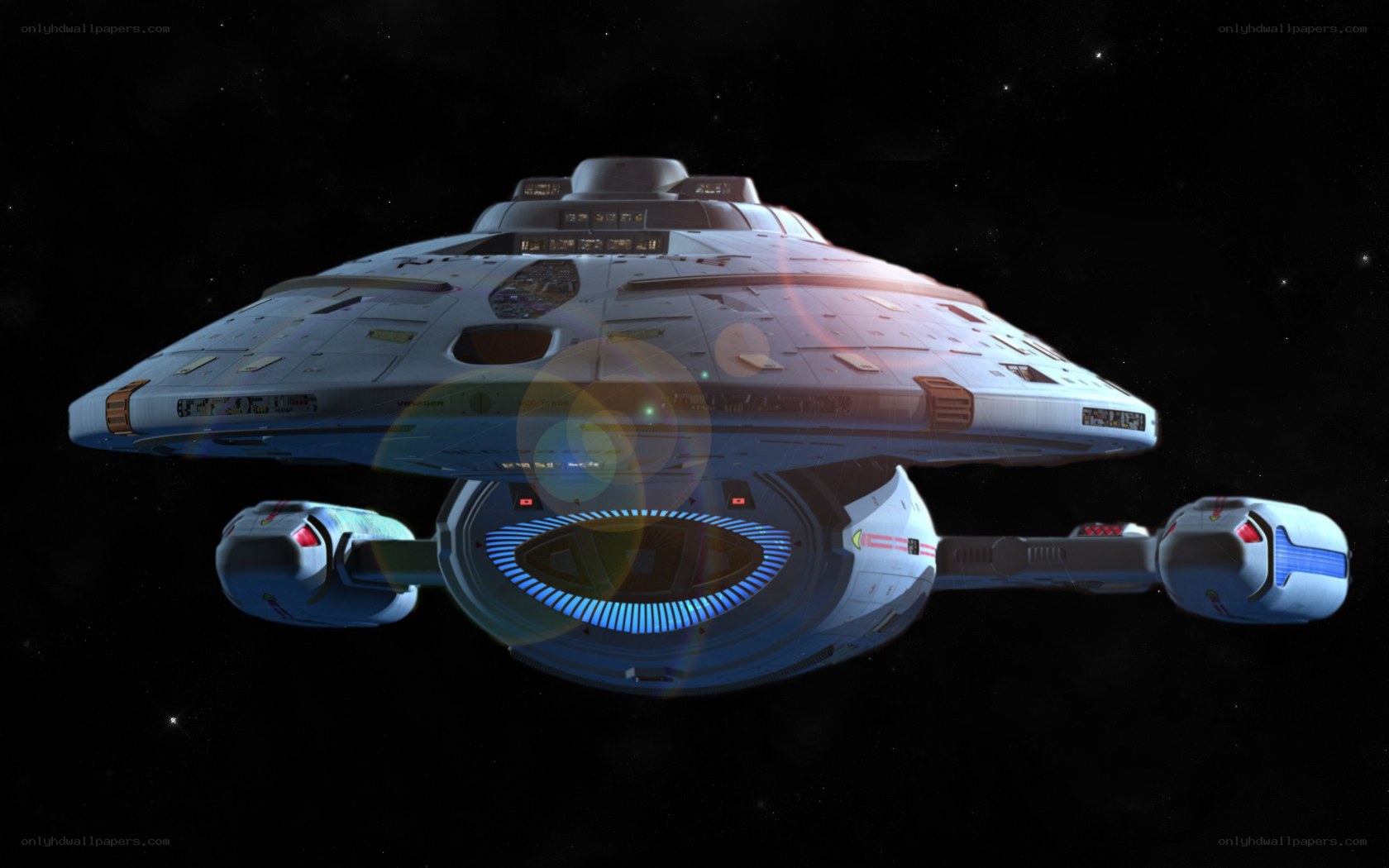 Starship in deep space
