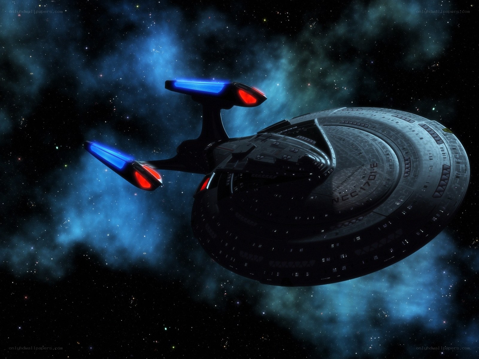 Starship in deep space