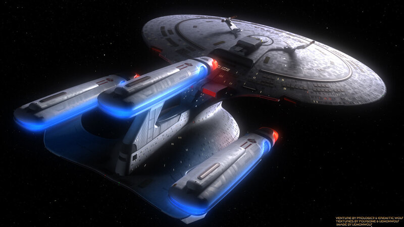Starship in deep space