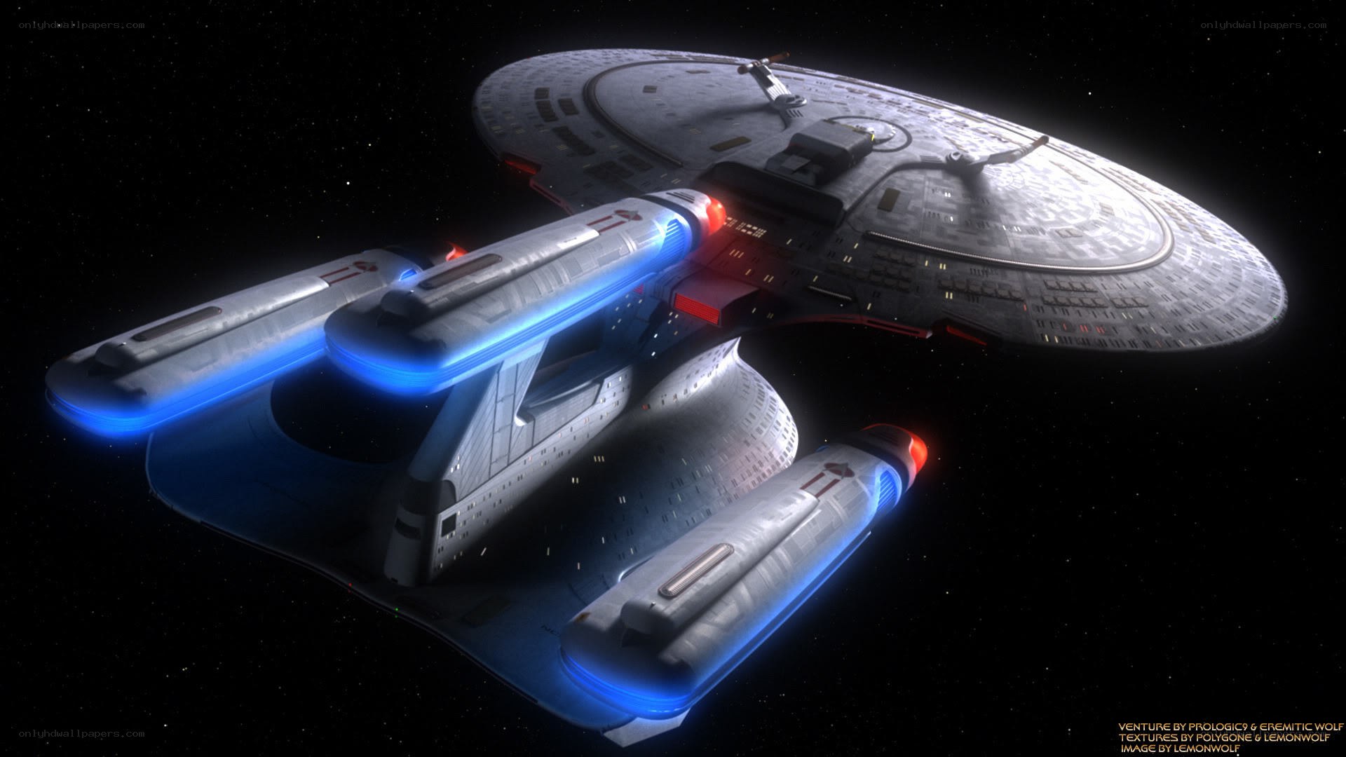 Starship in deep space