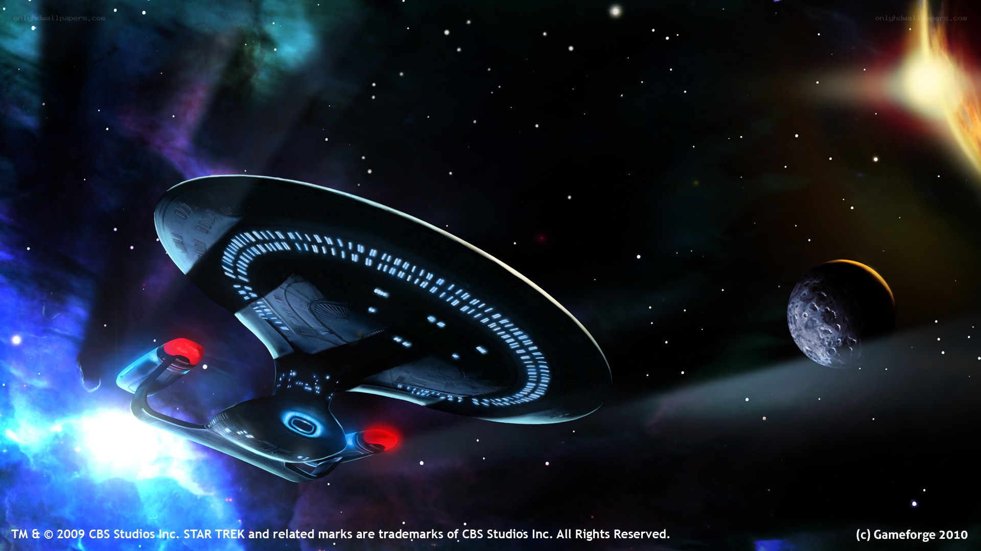 Starship in deep space