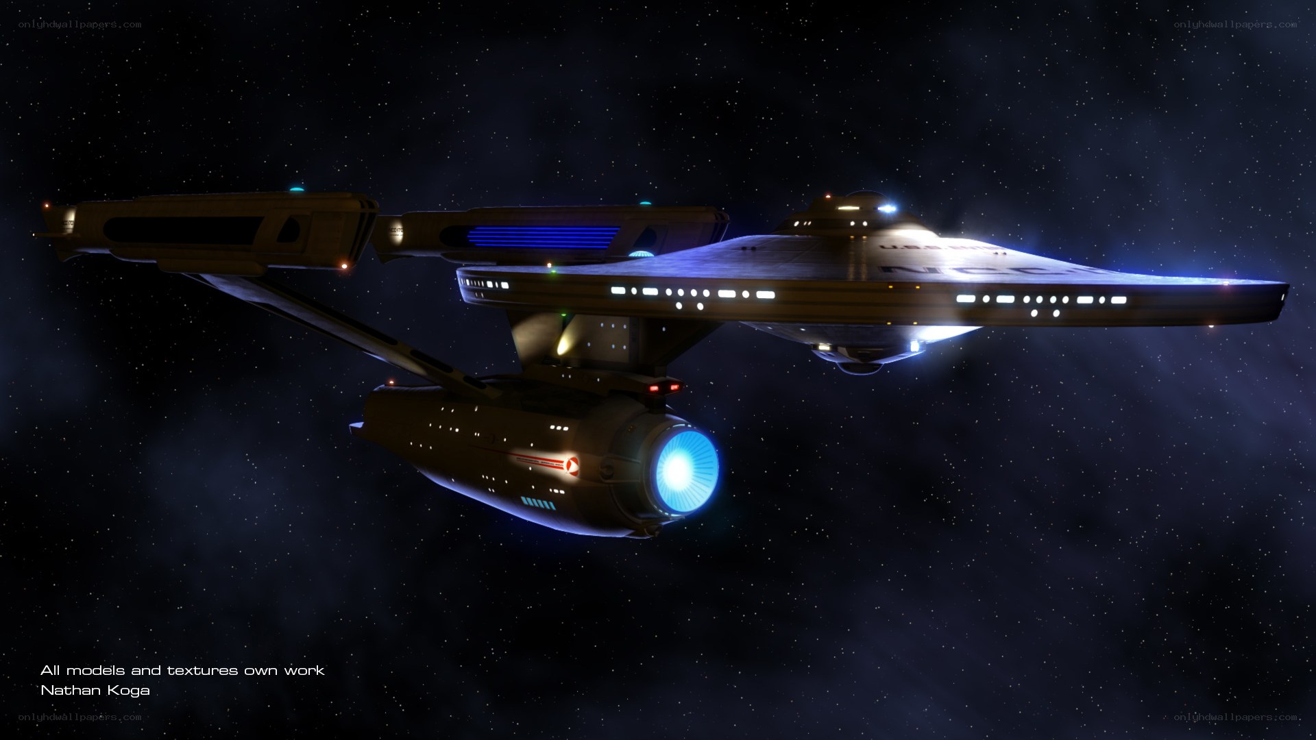 Starship in deep space