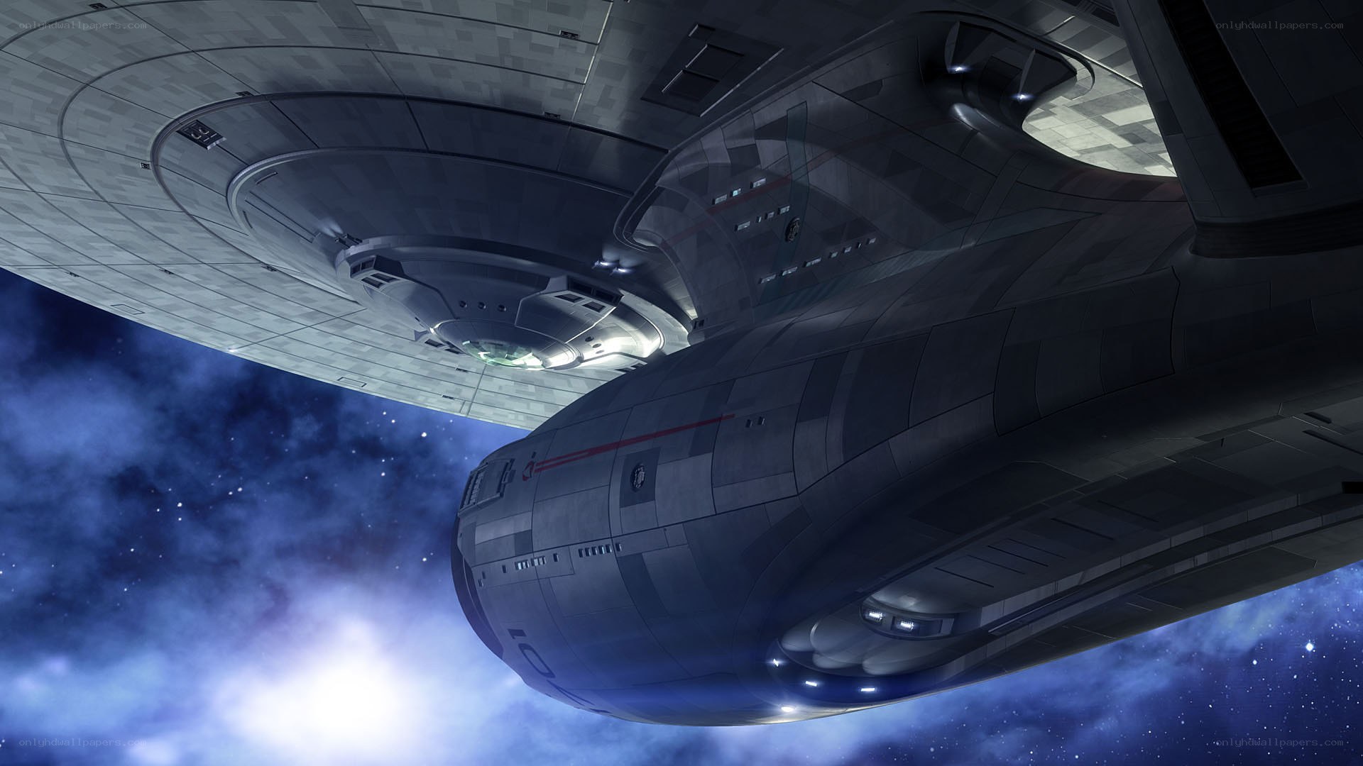 Starship in deep space