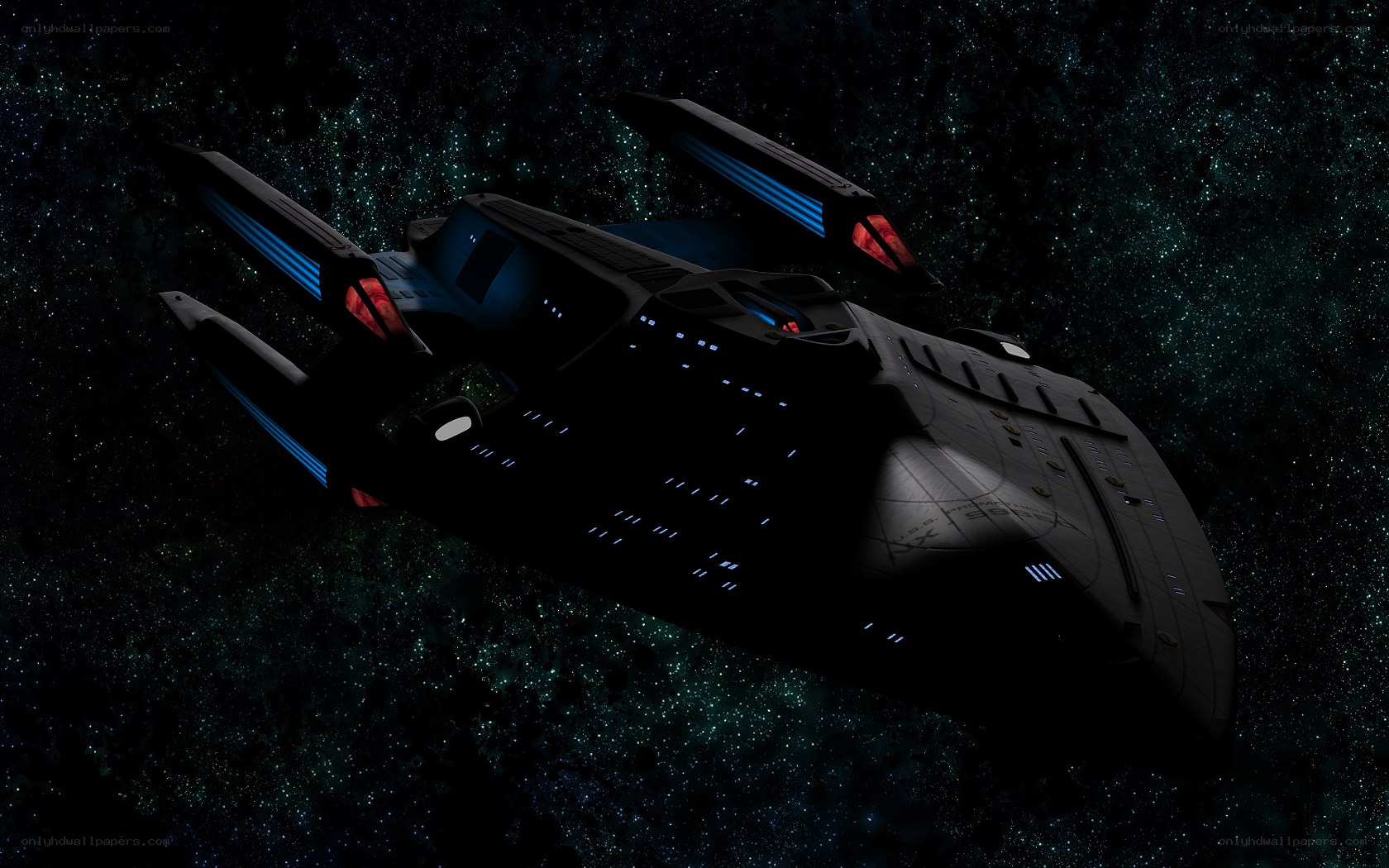Starship in deep space
