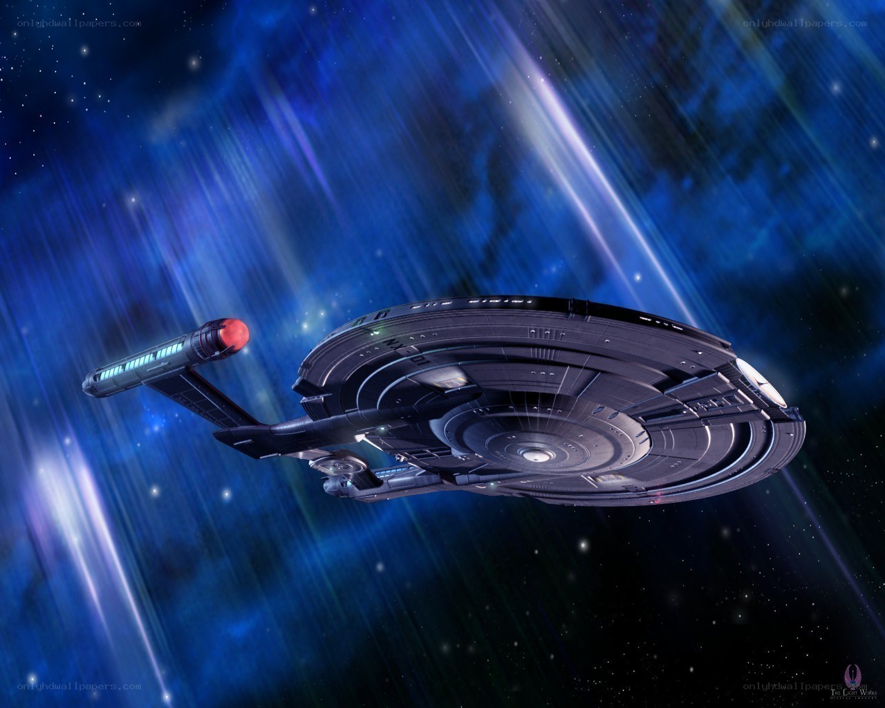 Starship in deep space