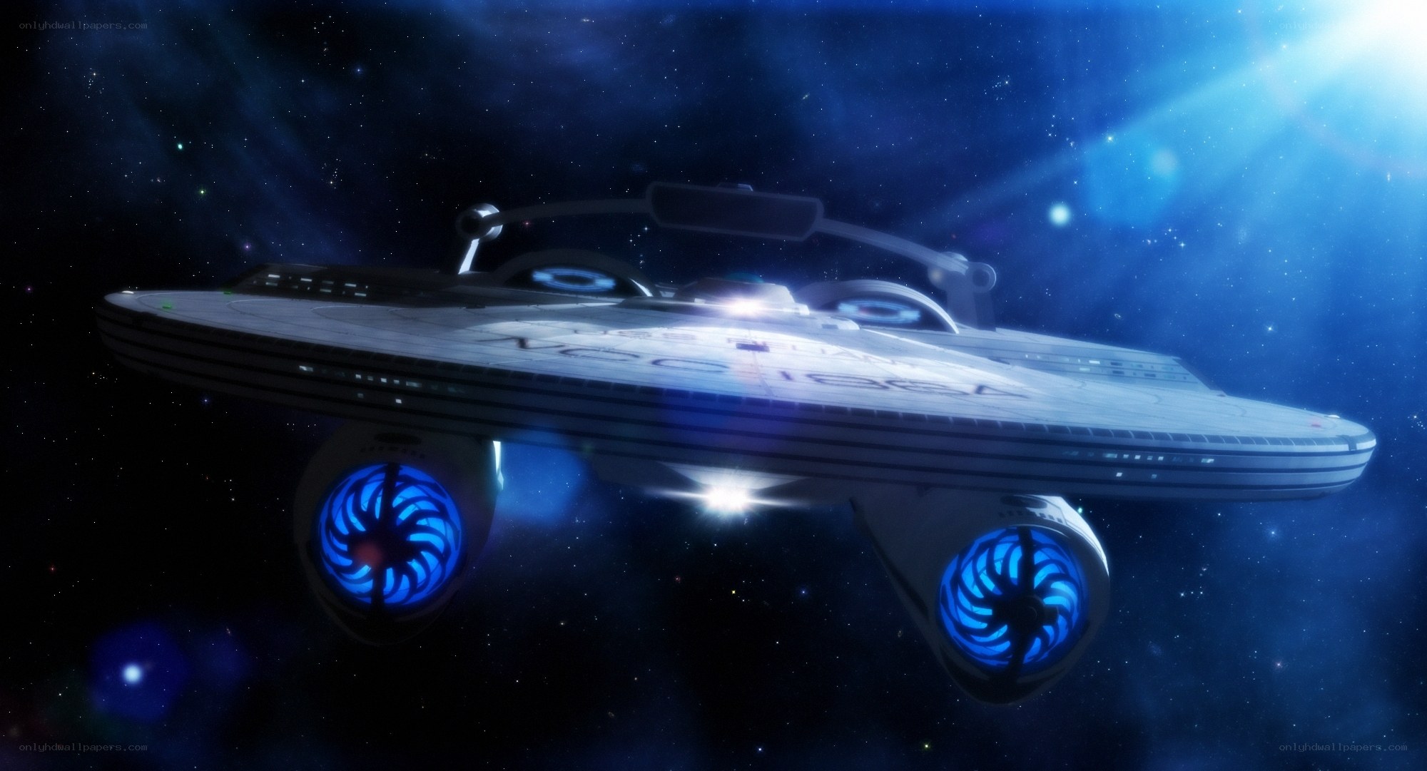 Starship in deep space