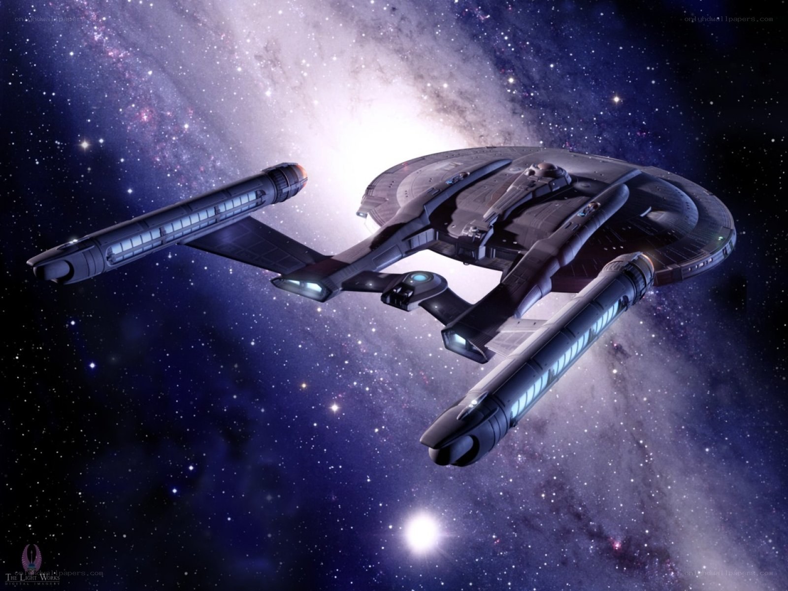 Starship in deep space