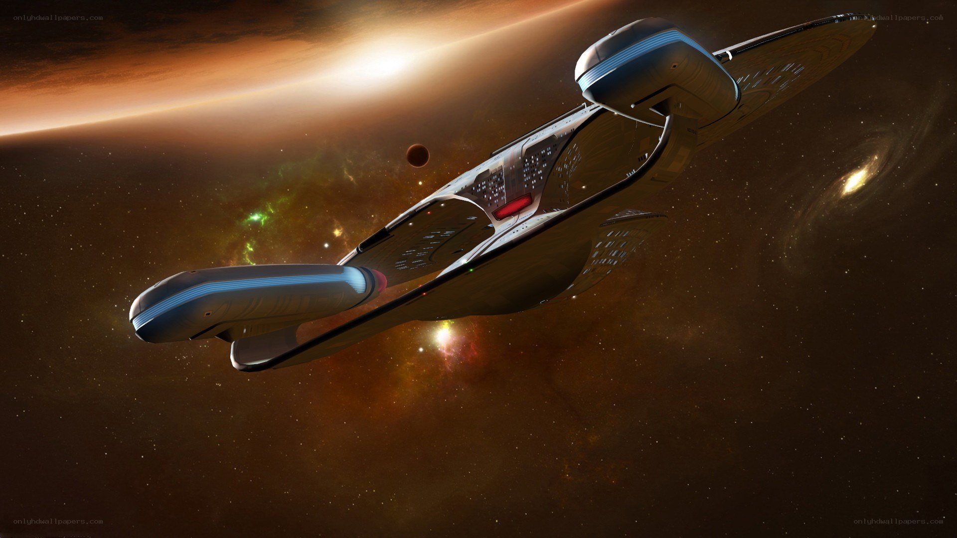 Starship in deep space