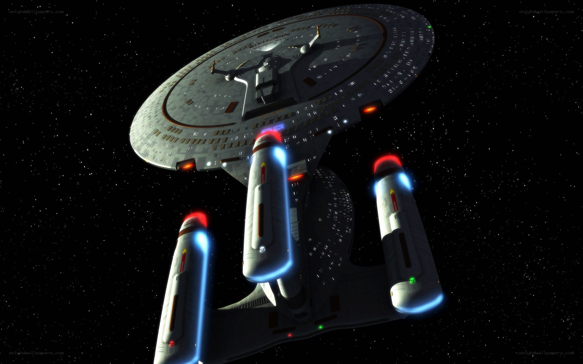 Starship in deep space