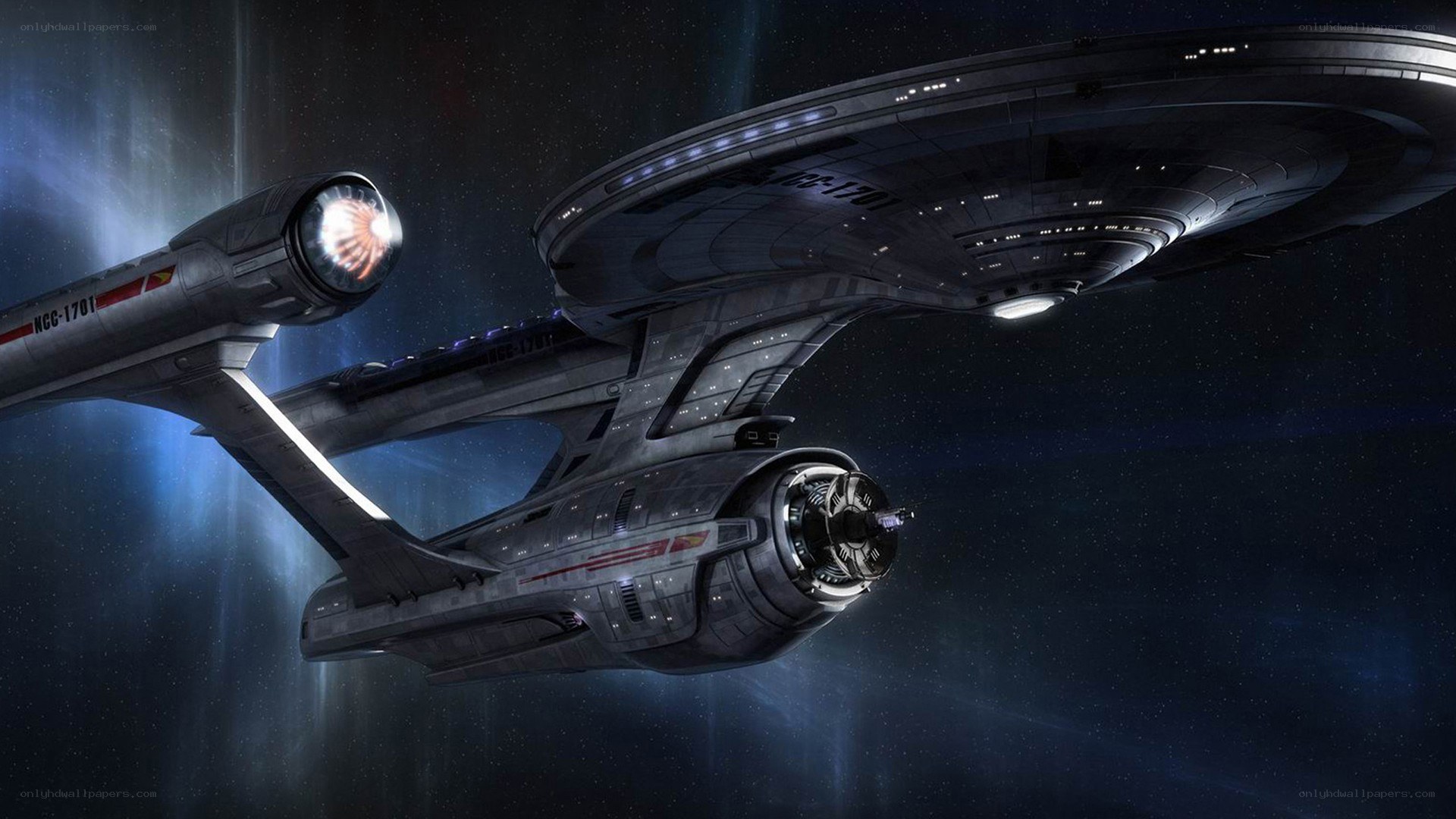 Starship in deep space