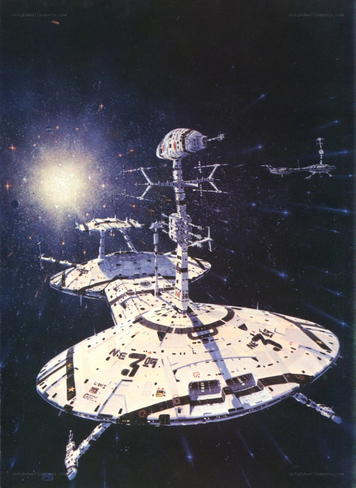 Starship in deep space