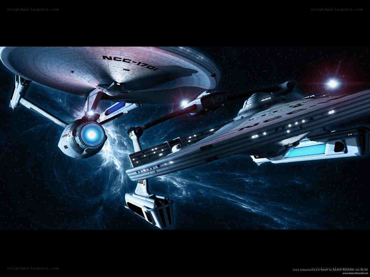 Starship in deep space