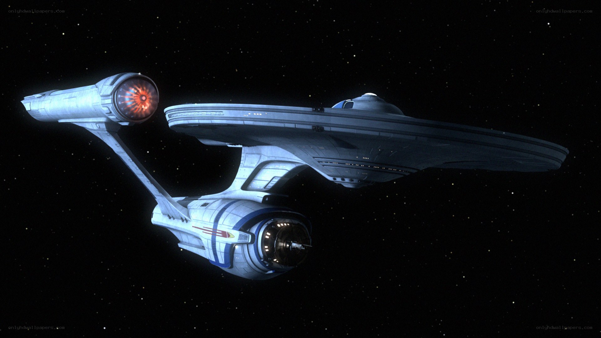 Starship in deep space