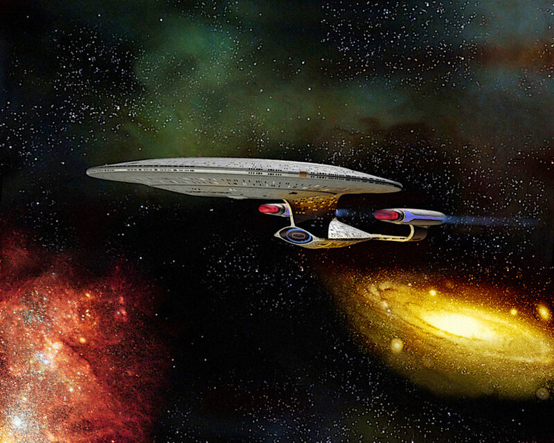 Starship in deep space